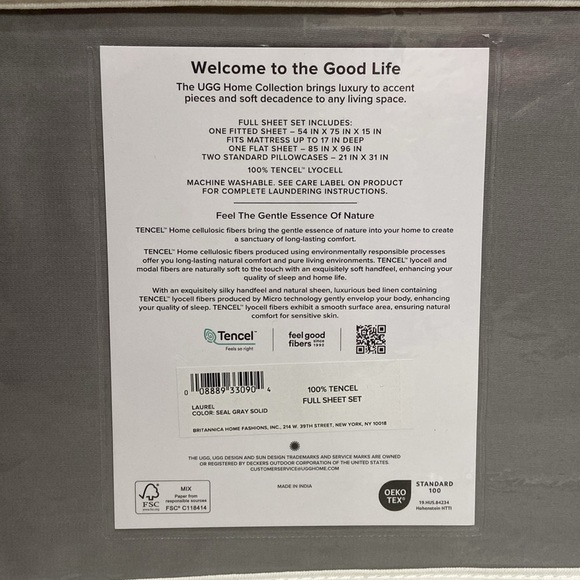 UGG LAUREL Full Sheet Set - Picture 3 of 5